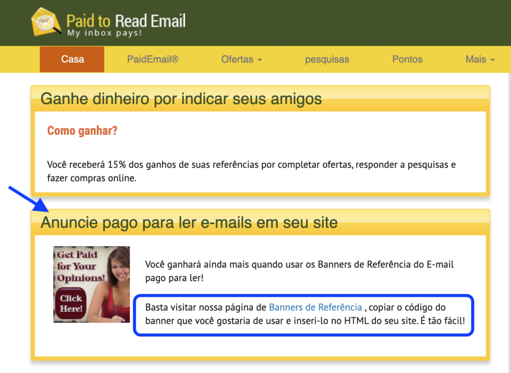 renda extra na internet -ganhe lendo emails